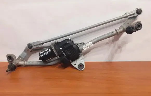 Skoda Superb B8 (3V) Front wiper linkage and motor 3614 3V2955023A