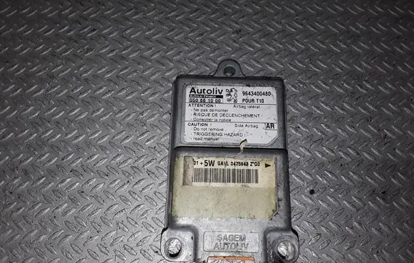 Peugeot 206 Airbag control unit/module 550661000 9643400480