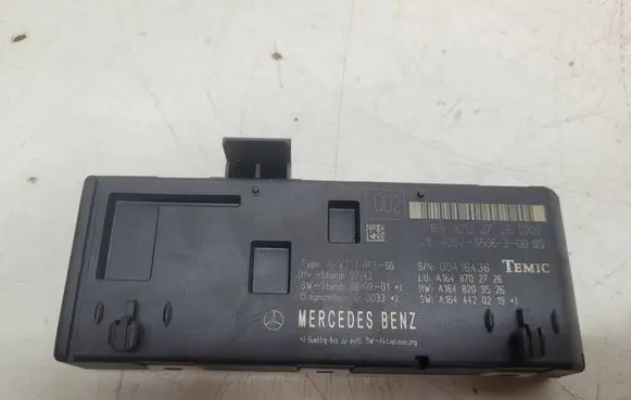 Mercedes-Benz R W251 Tailgate/trunk control unit/module A1648702726 00416436 28400255063