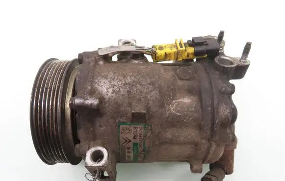 Peugeot 407 Air conditioning (A/C) compressor (pump) 9648138980