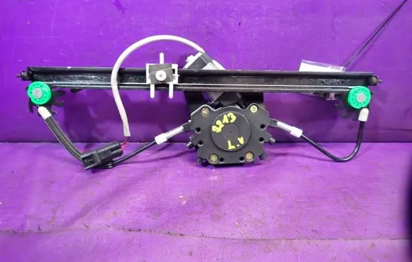 Front door window regulator with motor