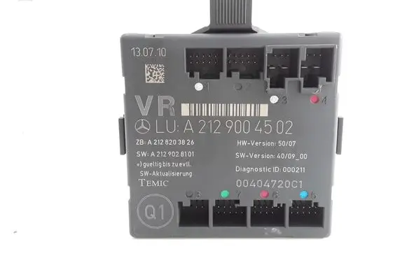 Mercedes-Benz E W212 Door control unit/module A2129004502