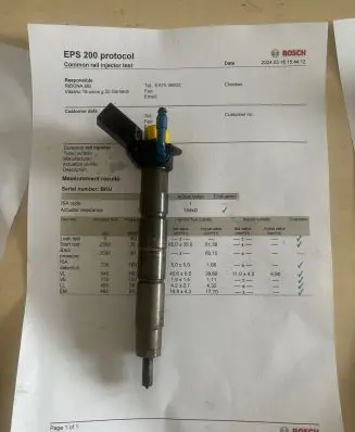 Mercedes-Benz E W213 Fuel injector A6540700187