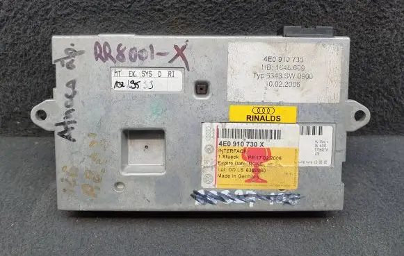 Audi A8 S8 D3 4E MMI control unit 4E0910730X 4E0910730