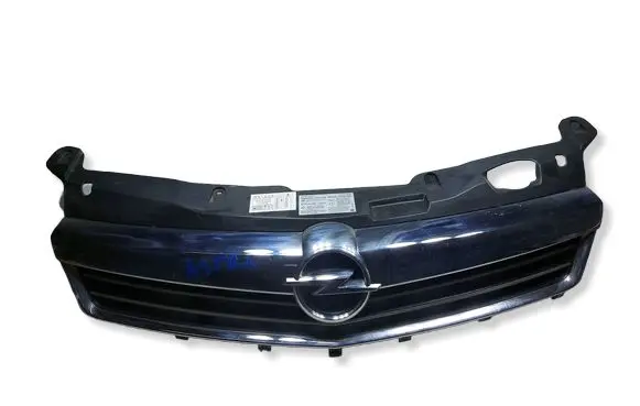 Opel Astra H Front bumper upper radiator grill 13225780KASACJ 13225780