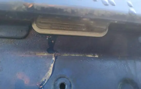 Toyota Avensis T250 Number plate light