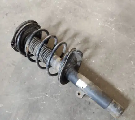 Peugeot 206 Front shock absorber with coil spring
