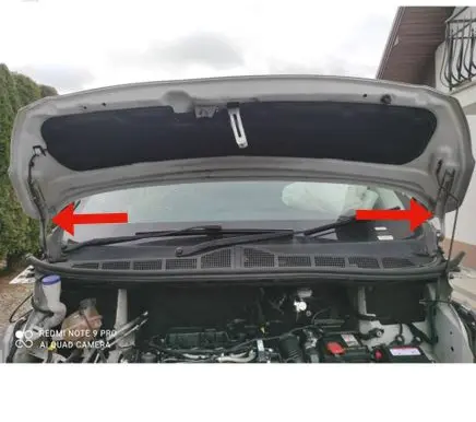 Peugeot Expert Engine bonnet/hood hinges 9823133980 9808654480