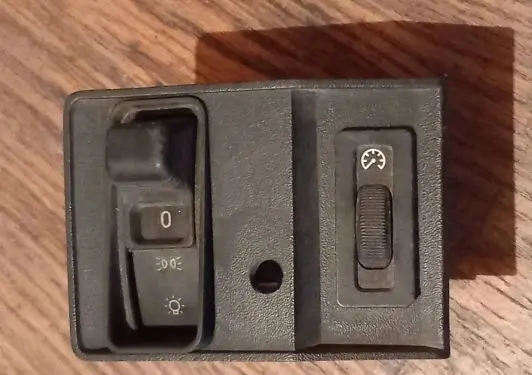 BMW 5 E34 Light switch
