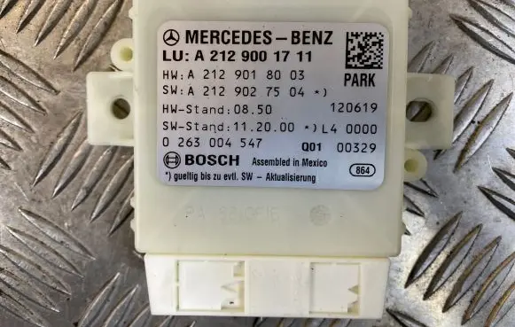 Mercedes-Benz E W212 Parking PDC control unit/module A2129001711 A2129018003 A2129027504