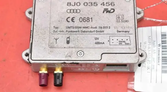 Audi A5 8T 8F Sound amplifier 8J0035456