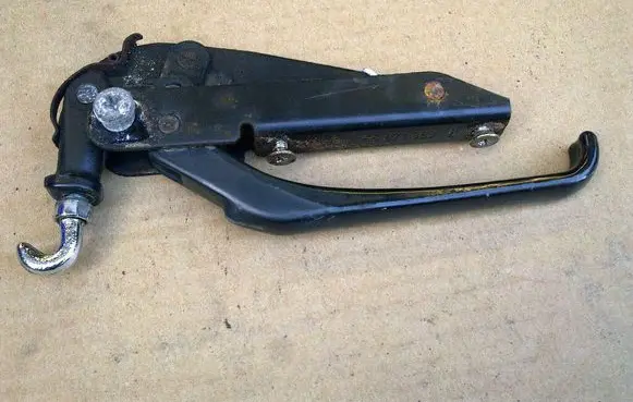 Volkswagen Golf I Convertible roof lock/latch 155871383B