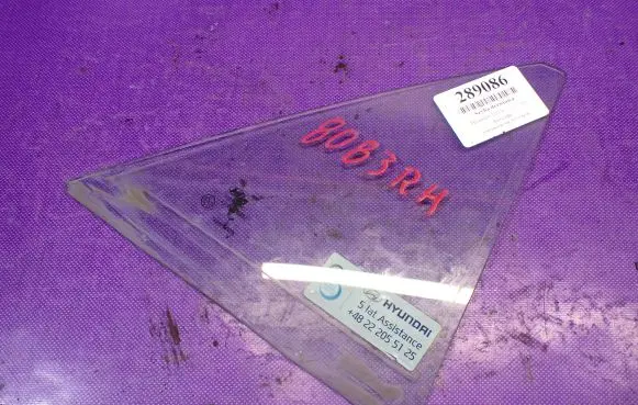 Hyundai i20 (GB IB) Front door window glass four-door