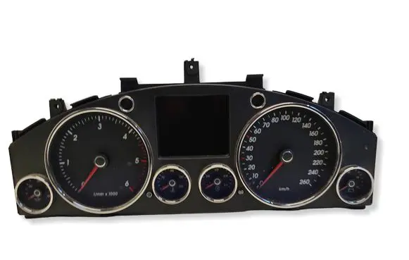 Volkswagen Touareg I Speedometer (instrument cluster) 0263655014 7L6920881A 5294000004