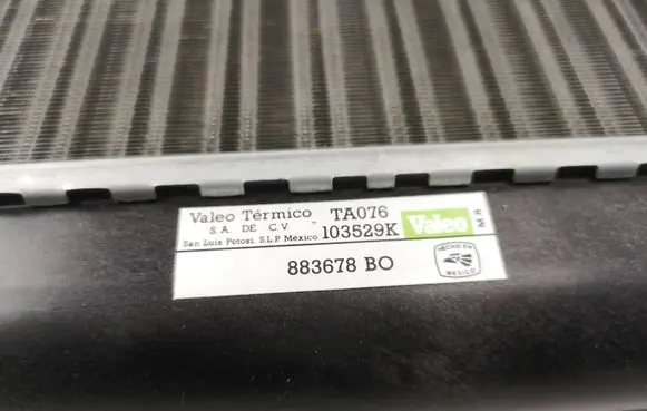 Citroen Berlingo Coolant radiator TA076 883678B 103529K