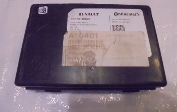 Renault Scenic IV - Grand scenic IV GPS navigation control unit/module 282751809R
