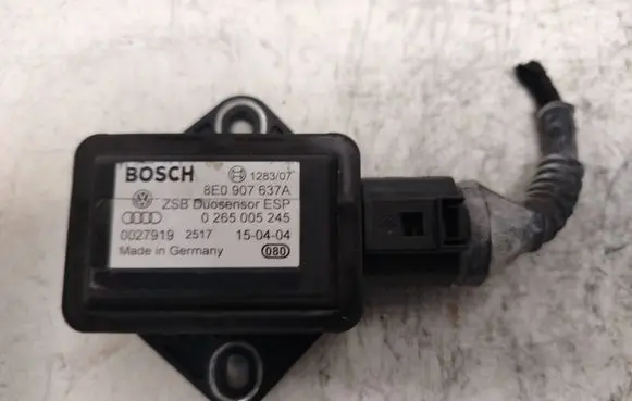 Volkswagen PASSAT B5.5 ESP acceleration yaw rate sensor 8E0907637A 0027919 0265005245