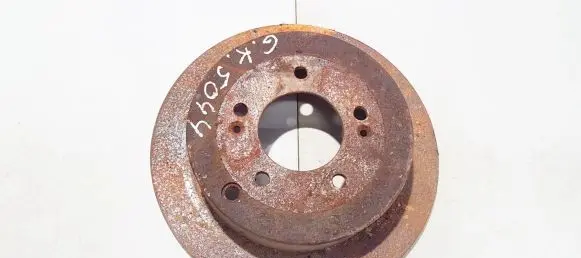 KIA Sportage Rear brake disc neventiliuojamas