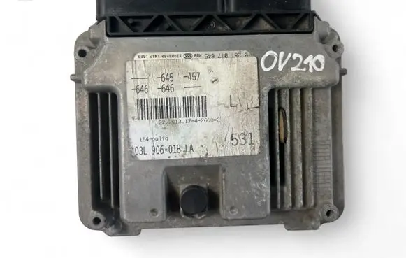 Audi A6 S6 C7 4G Engine control unit/module 03L906018LA 0281017645