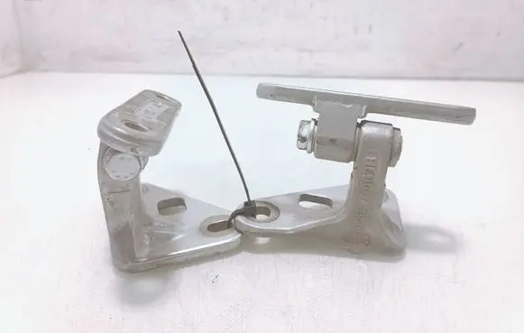 Front door hinge set