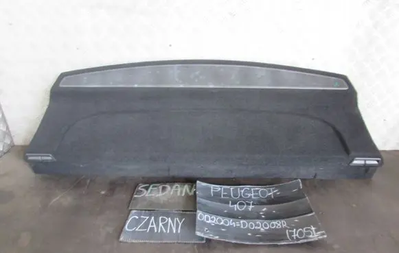 Peugeot 407 Manual rear window sunshade cover 96454337