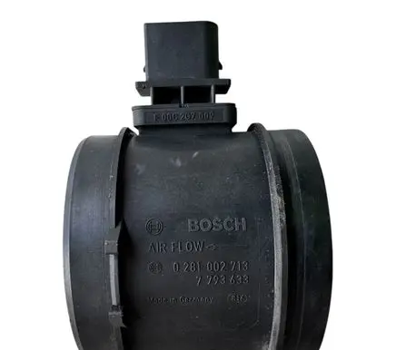 BMW 5 E60 E61 Mass air flow meter 0281002713 7793633