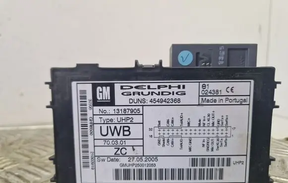 Opel Astra H Phone control unit/module 454942368 13187905