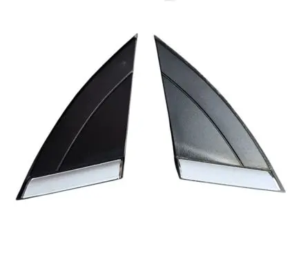 Front door glass trim molding