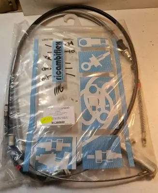 Opel Kadett E Hand brake release cable 90235948 G2502677 01360650