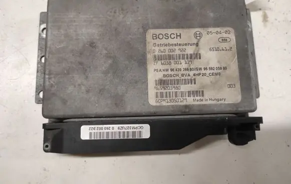 Peugeot 407 Gearbox control unit/module 0260002922 ZF6058001139 9659205980