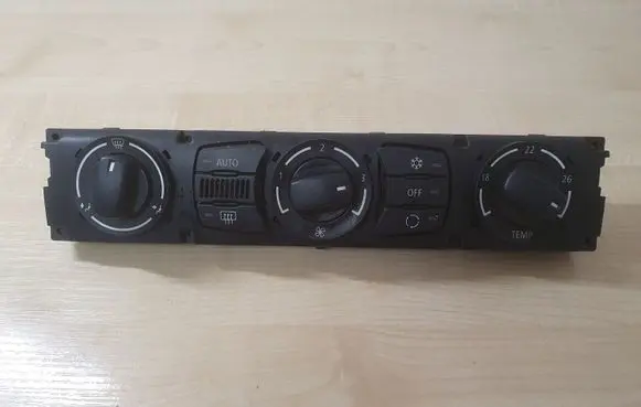 BMW 5 E60 E61 Climate control unit 64116956825