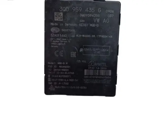 Volkswagen Tiguan Keyless (KESSY) go control unit/module 3Q0959435G