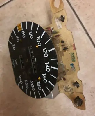 Mercedes-Benz S W126 Speedometer (instrument cluster) 1265420901 0005423923