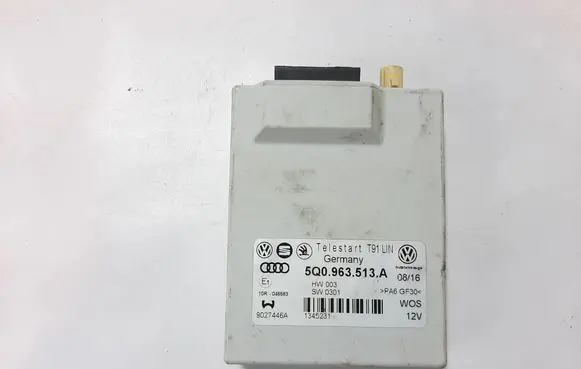 Volkswagen Golf VII Auxiliary heating control unit/module 5Q0963513A