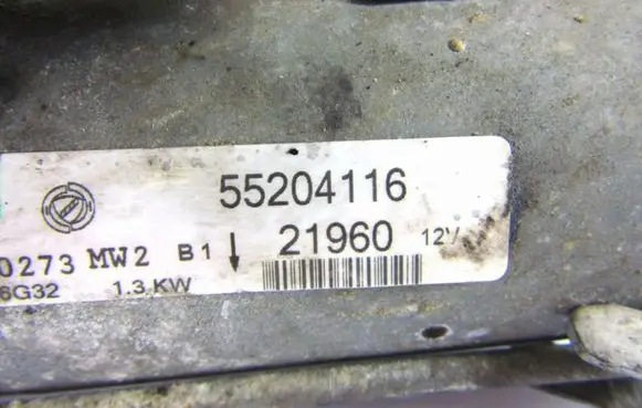Fiat Doblo Starter motor 55204116