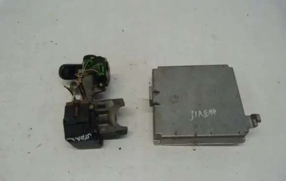 Engine ECU kit and lock set