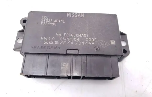 Nissan Qashqai Parking PDC control unit/module 285384ET1E E231193 285384ET1A