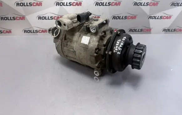 Volkswagen Touareg I Air conditioning (A/C) compressor (pump) 7H0820805F 4471907612 7SEU17C