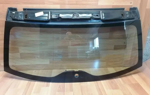Volkswagen Touareg I Rear windscreen/windshield window 7L6845211BG DOT27M25100AS2 43R001026
