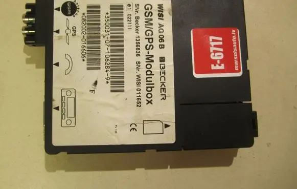 Volkswagen PASSAT B5 GPS navigation control unit/module 1356836
