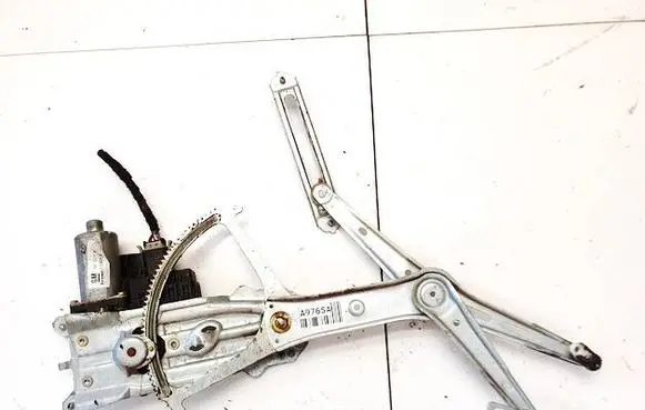 Sliding door window regulator with motor