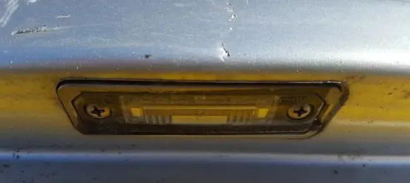 Volkswagen Golf V Number plate light
