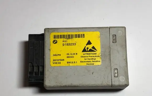 BMW 5 E60 E61 Center console control module 9183233 28137346