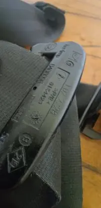Renault Scenic III - Grand scenic III Front seatbelt 0408096 4489710