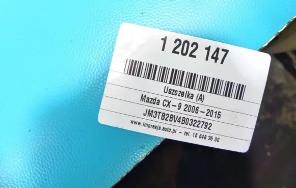 Mazda CX-9 Front door rubber seal IMPRK1202147
