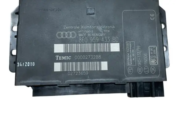 Audi A4 S4 B6 8E 8H Comfort/convenience module 8E0959433BD