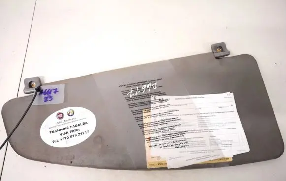 Fiat Doblo Sun visor