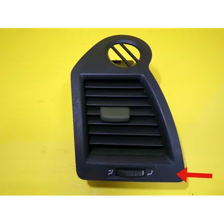 Dashboard side air vent grill/cover trim