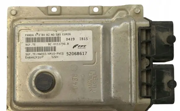 Fiat Panda II Engine control unit/module 52068617 9GFTE D419