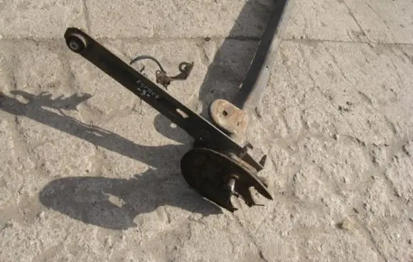 Rear axle beam